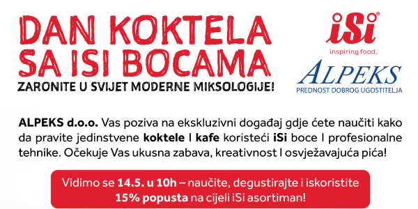 DAN KOKTELA SA ISI BOCAMA 14.05.2025. u 10h 